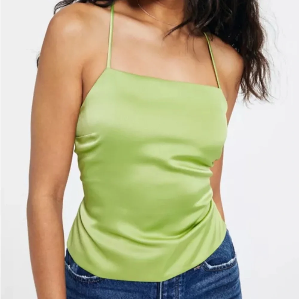 LEYDEN Women's Lace-Up Back Camisole Size M - Picture 1 of 8